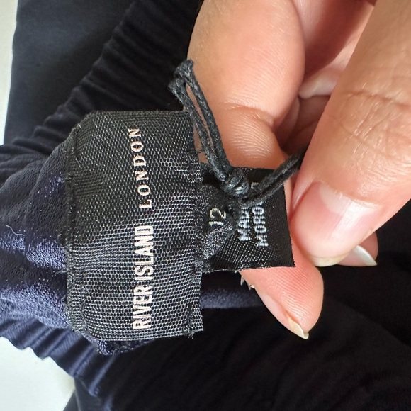 River Island Navy Blue Cargo Pants with Versatile Style - Picture 5 of 6